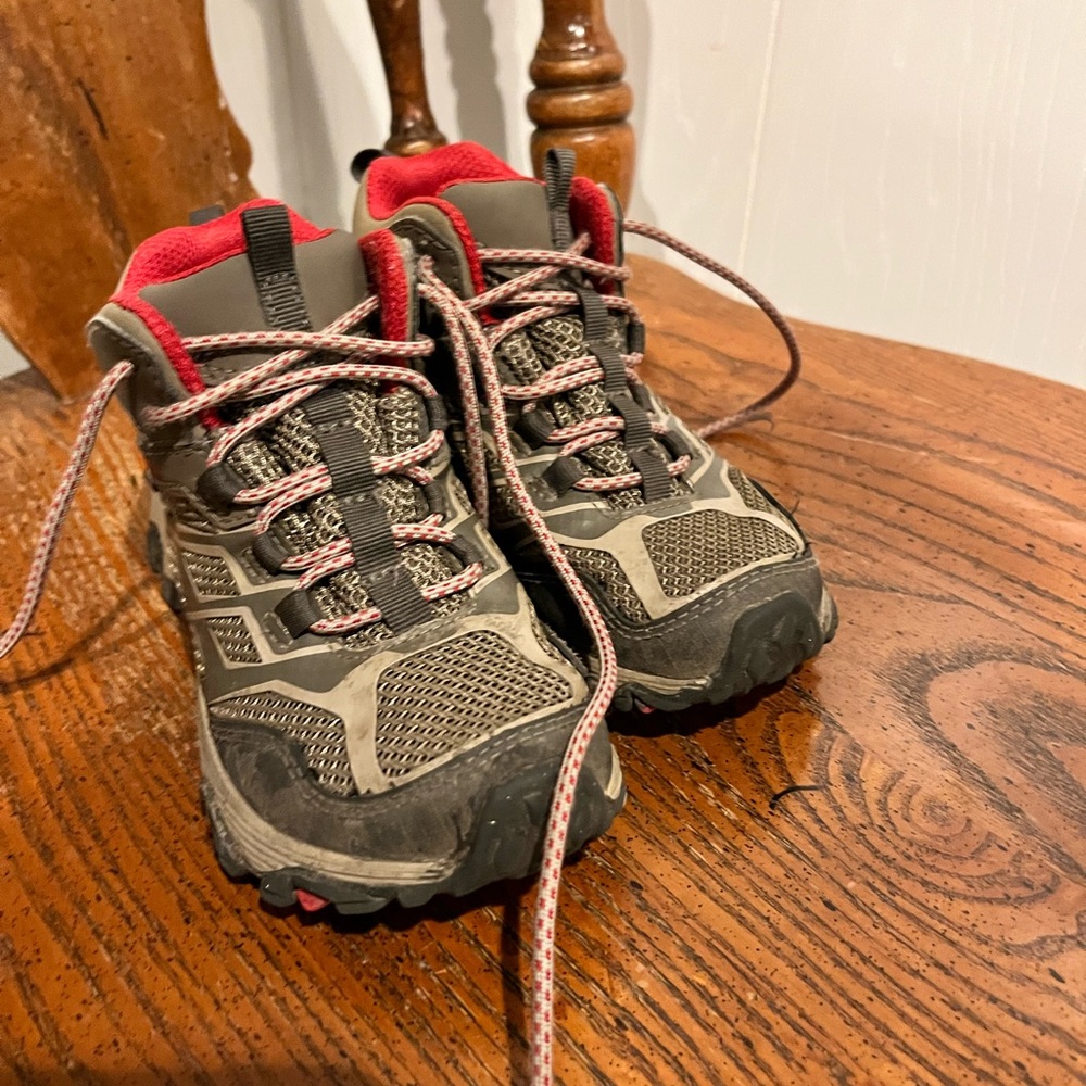 Merrell Kids Sneakers - Red and Tan